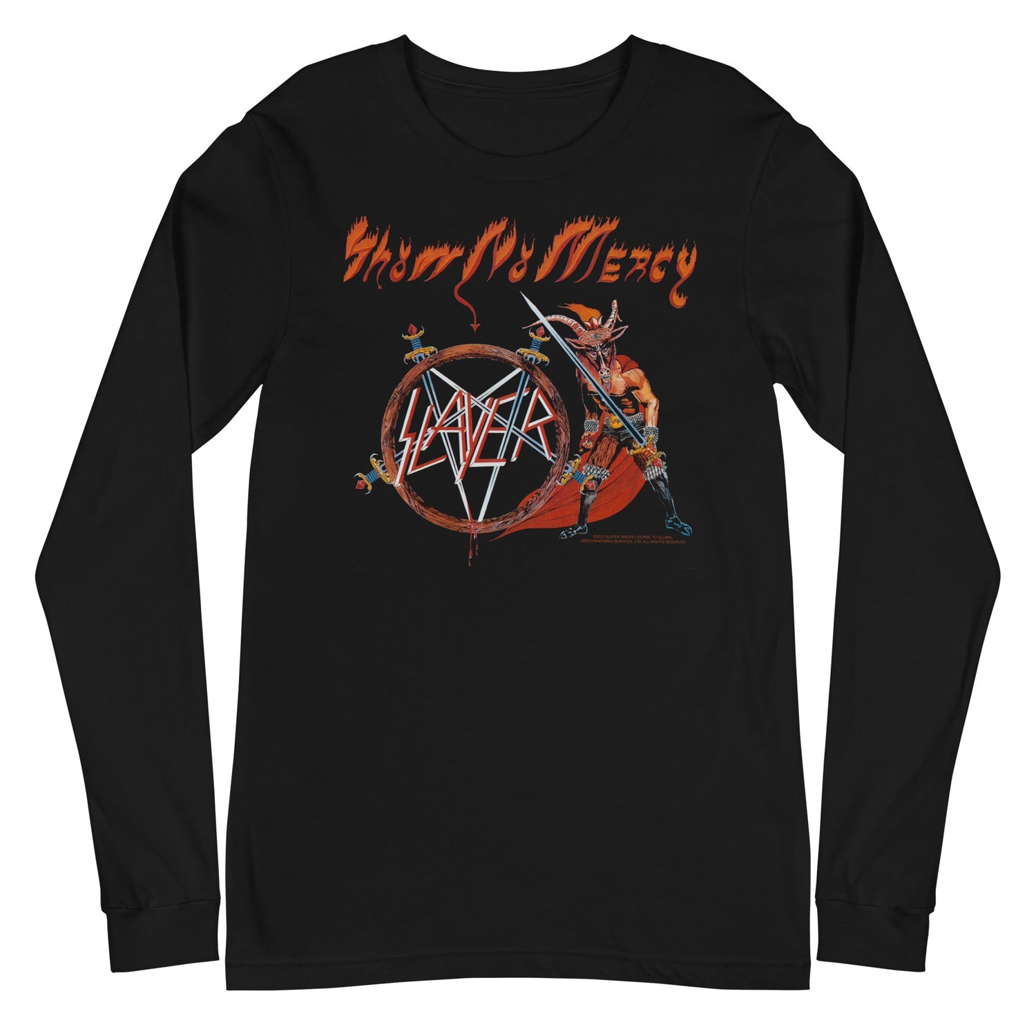 Slayer - Mercy Sword Long Sleeve T-Shirt