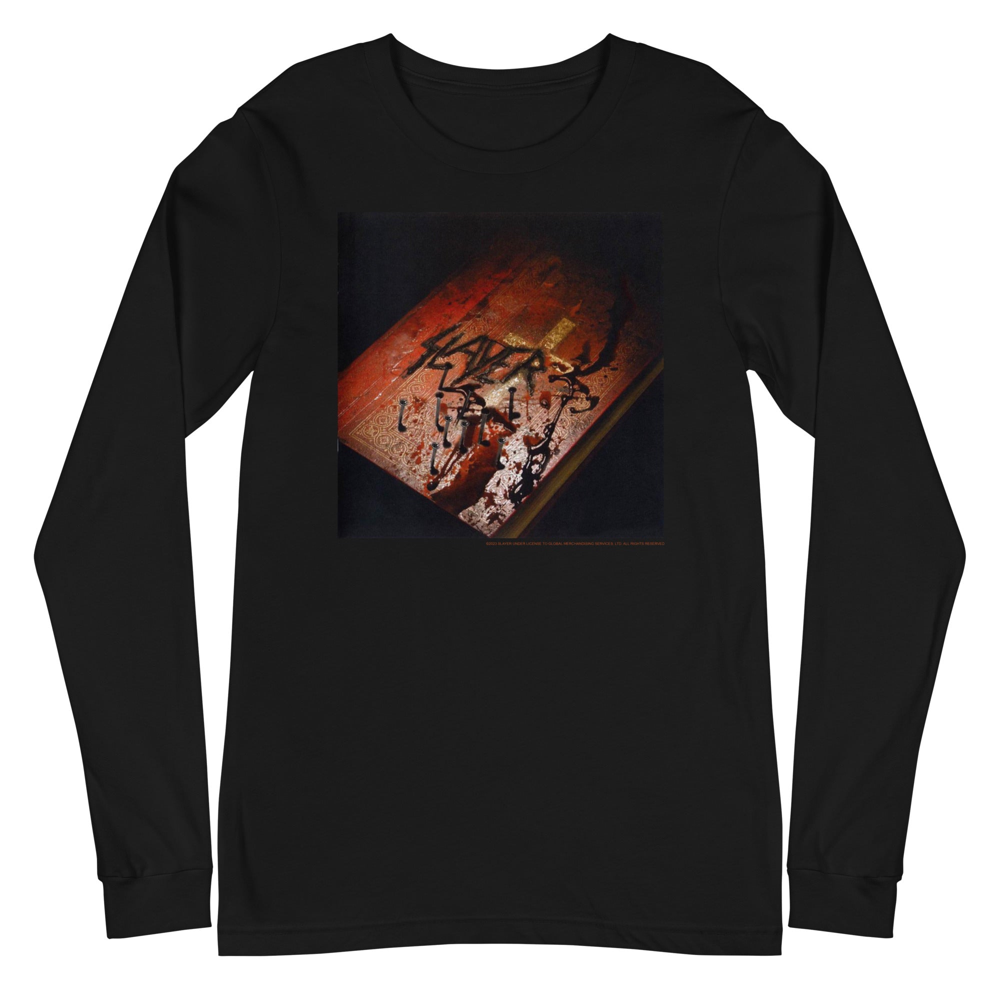 Slayer - Bible Logo Long Sleeve T-Shirt