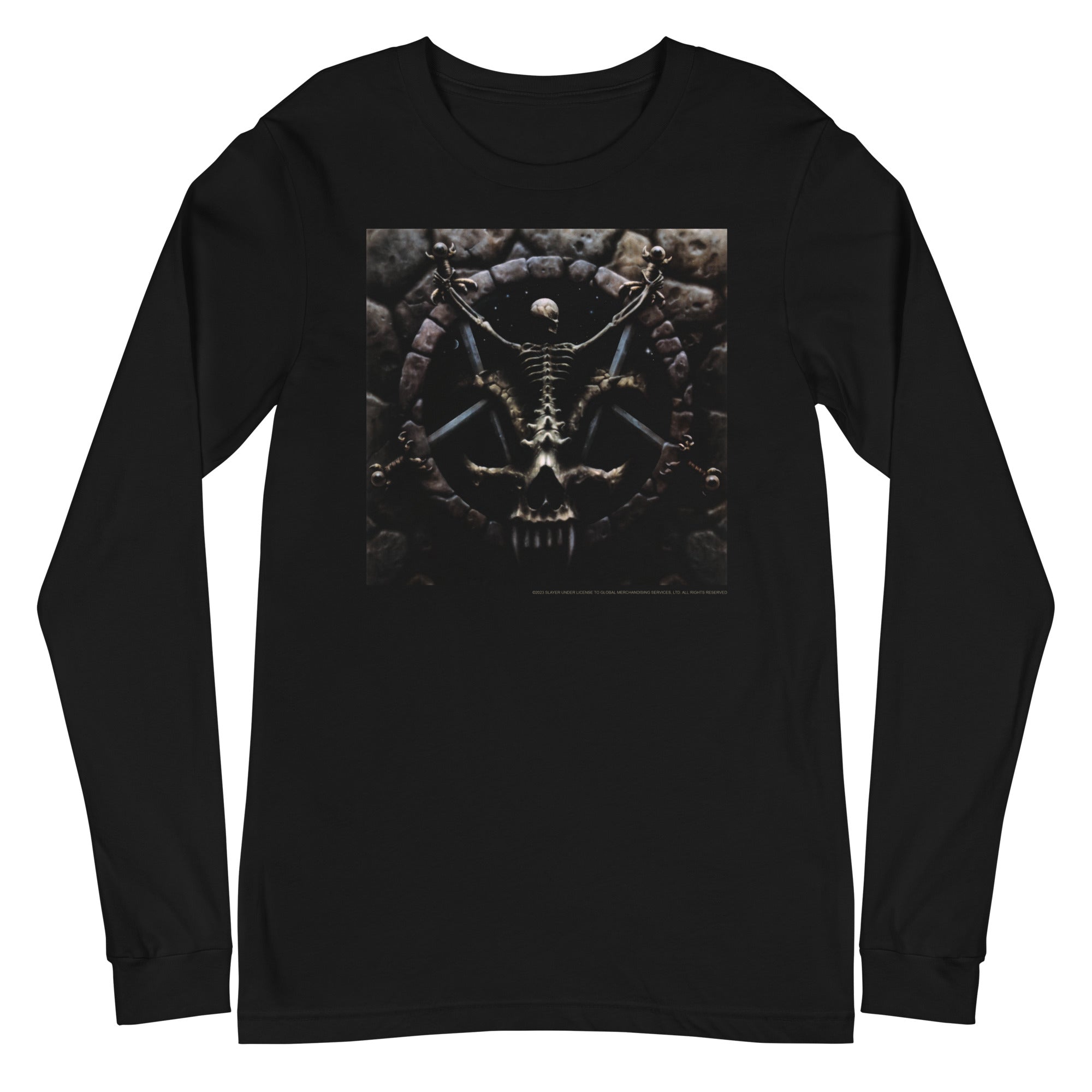Slayer - Skeleton Pentagram Long Sleeve T-Shirt