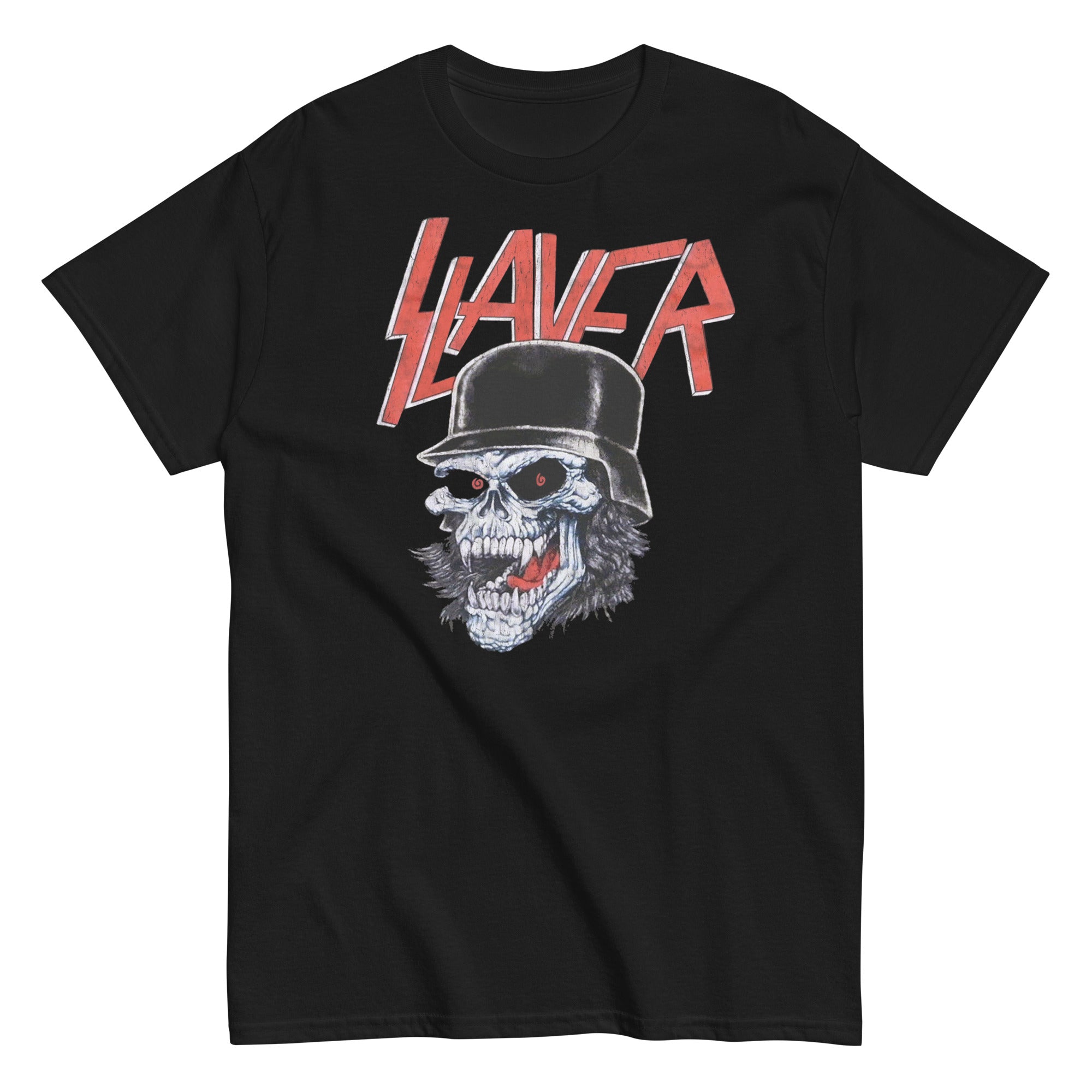 Slayer - Helmet Skull T-Shirt