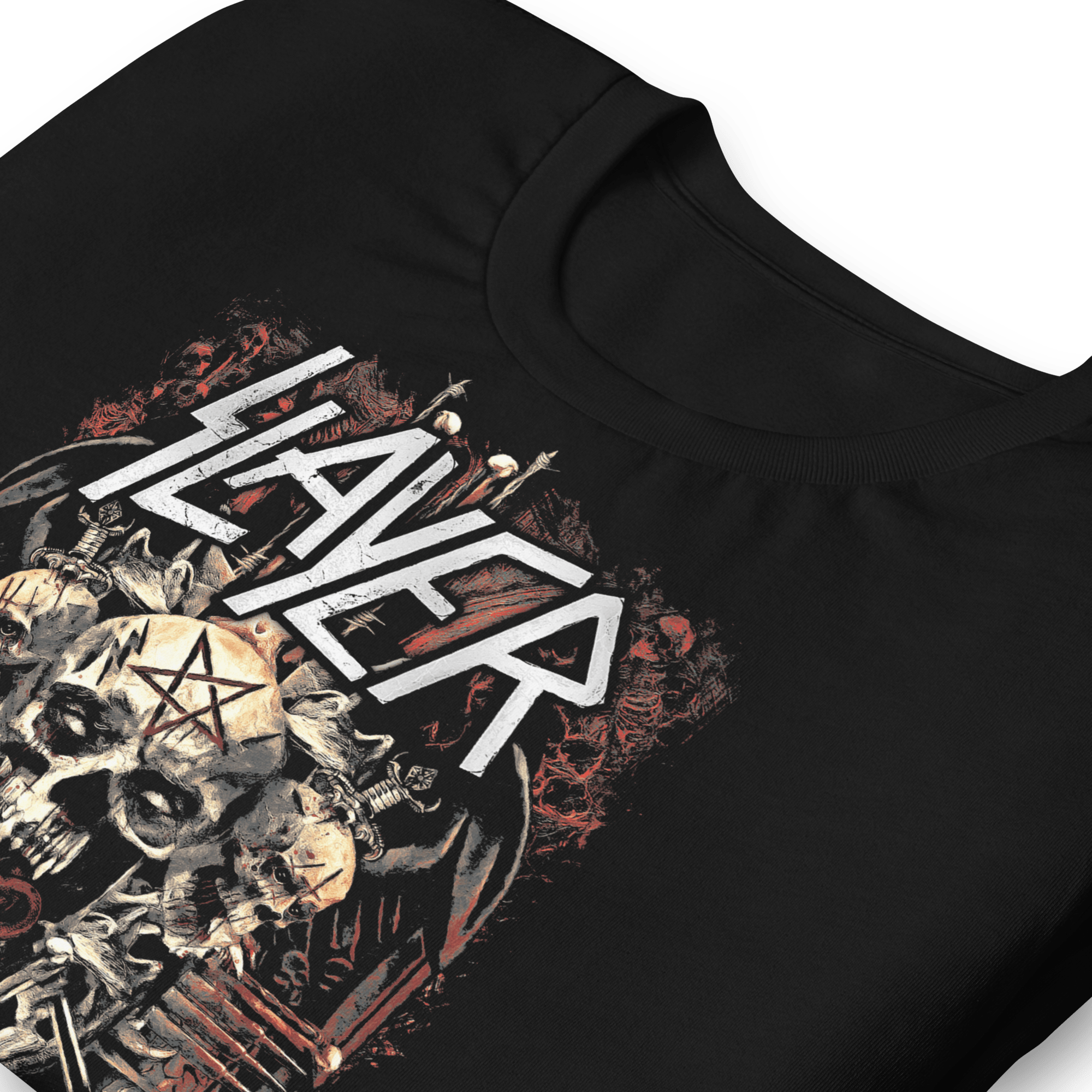 Slayer - Three Skulls Jumbo Print T-Shirt