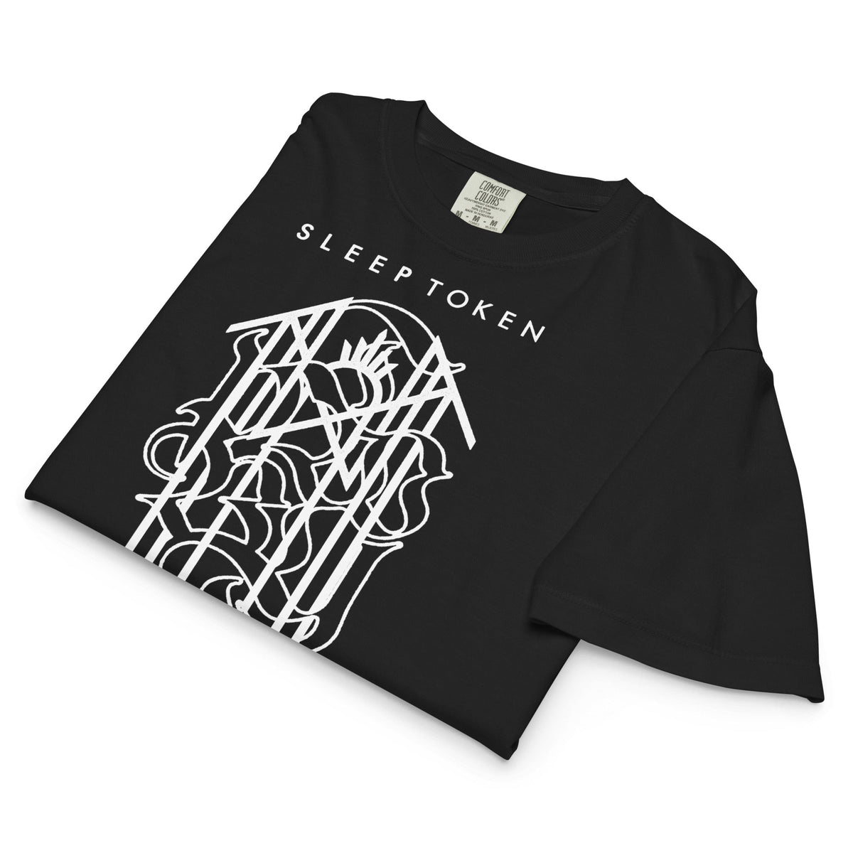Sleep Token Blood Sport Mineral Wash Womens Crop Top