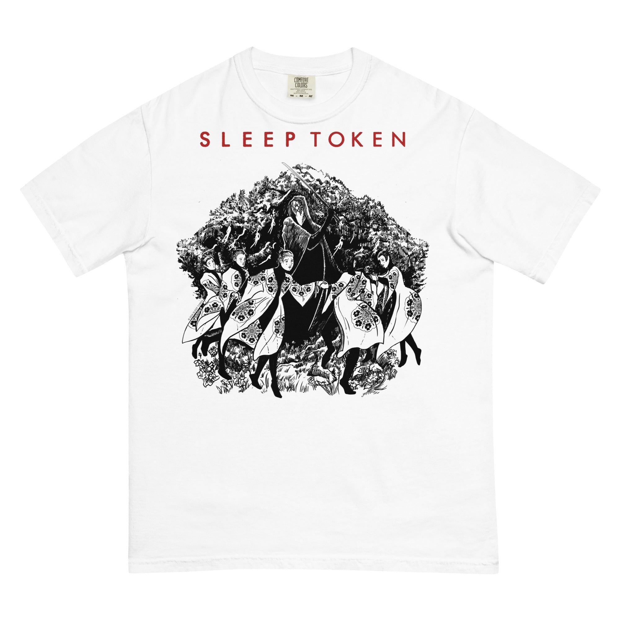 Sleep Token Bough Breaks Mineral Wash T-Shirt