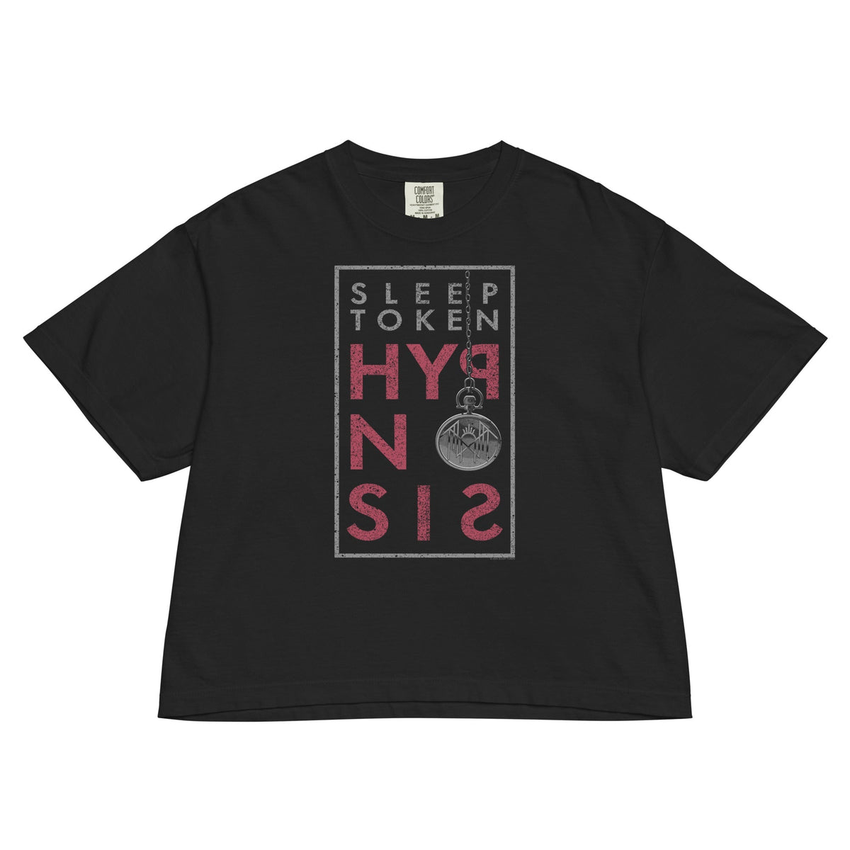 Sleep Token Euclid Mineral Wash Womens Crop Top
