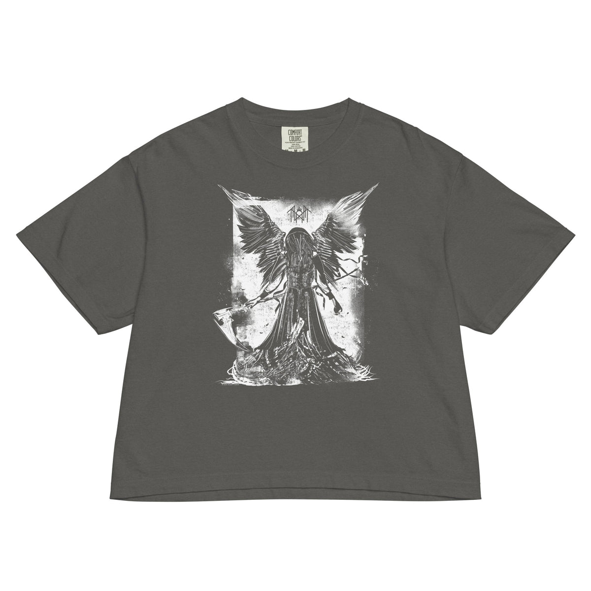 Sleep Token Gods Mineral Wash Womens Crop Top