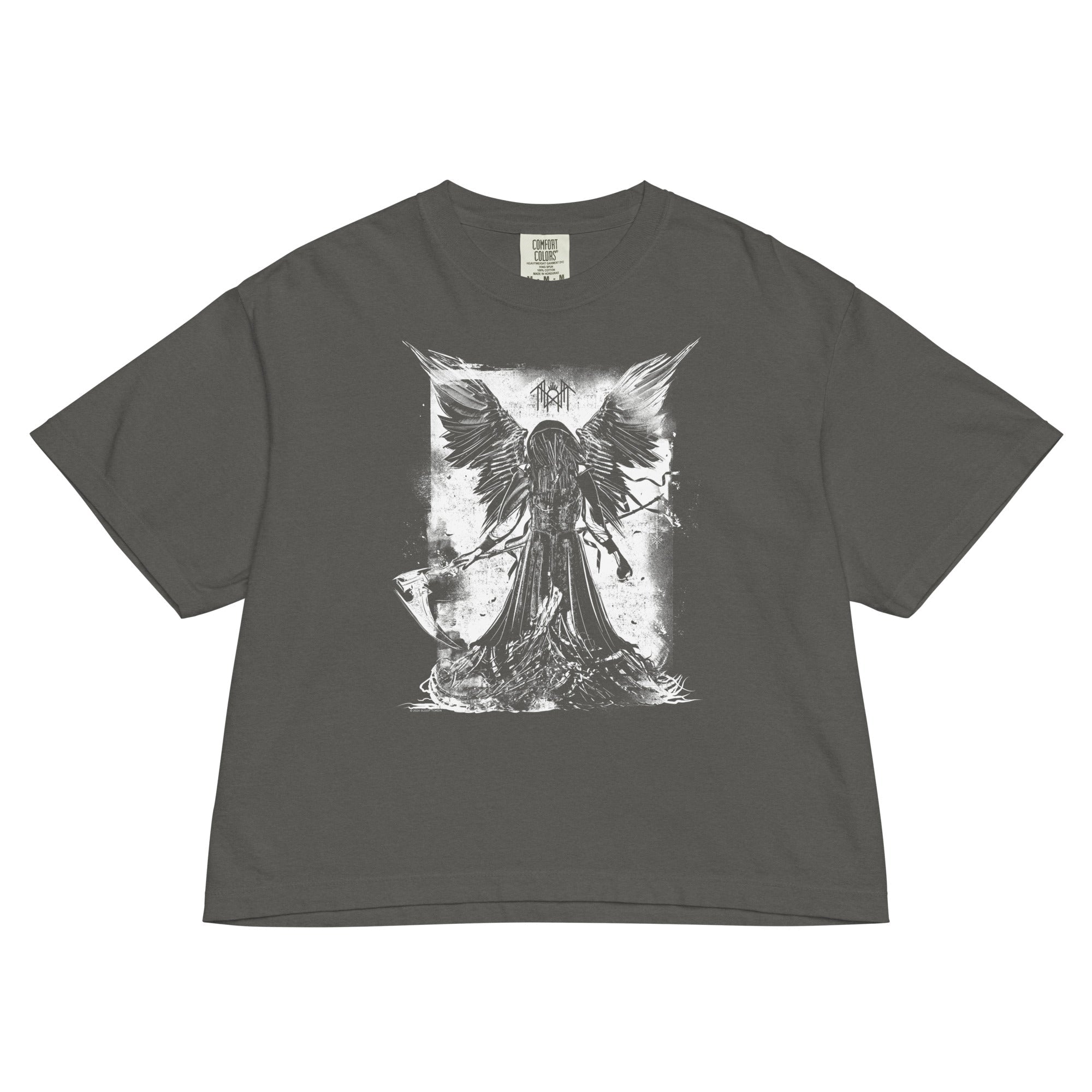 Sleep Token Gods Mineral Wash Womens Crop Top