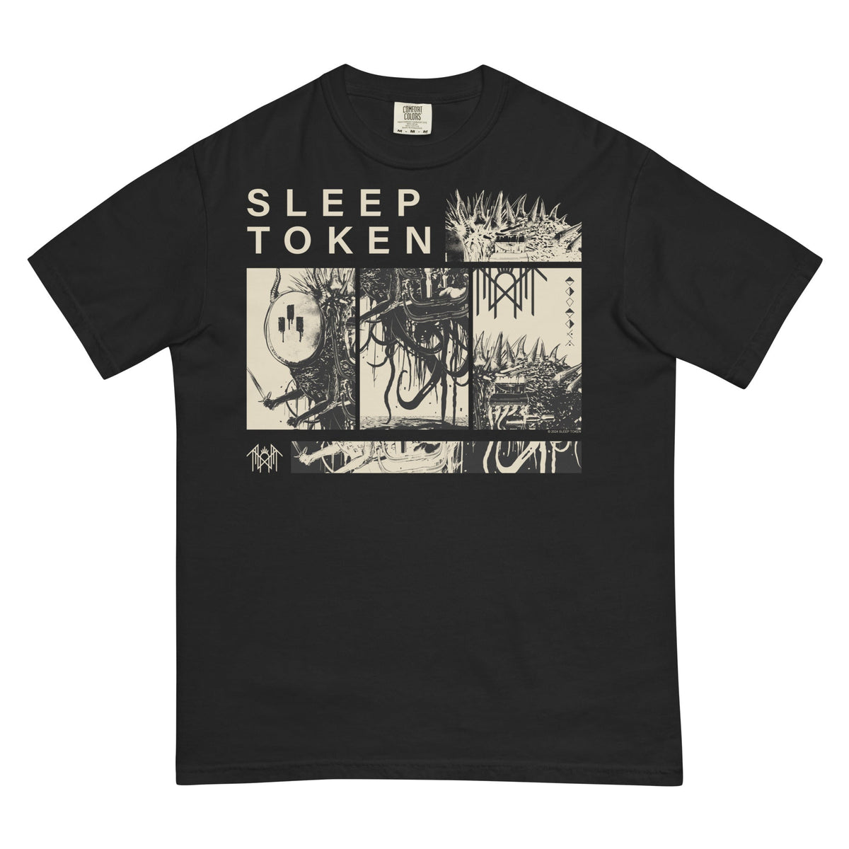 Sleep Token Jaws Mineral Wash T-Shirt