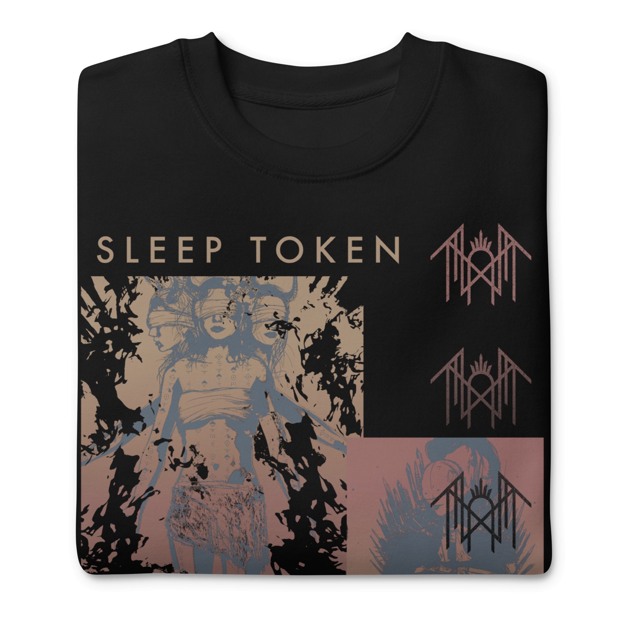 Sleep Token Multi Hit Jumbo Print Sweatshirt