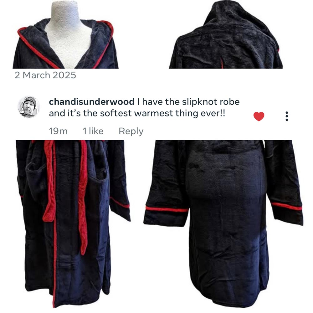 SLIPKNOT Attractive Bathrobe, Logo & Tribal S