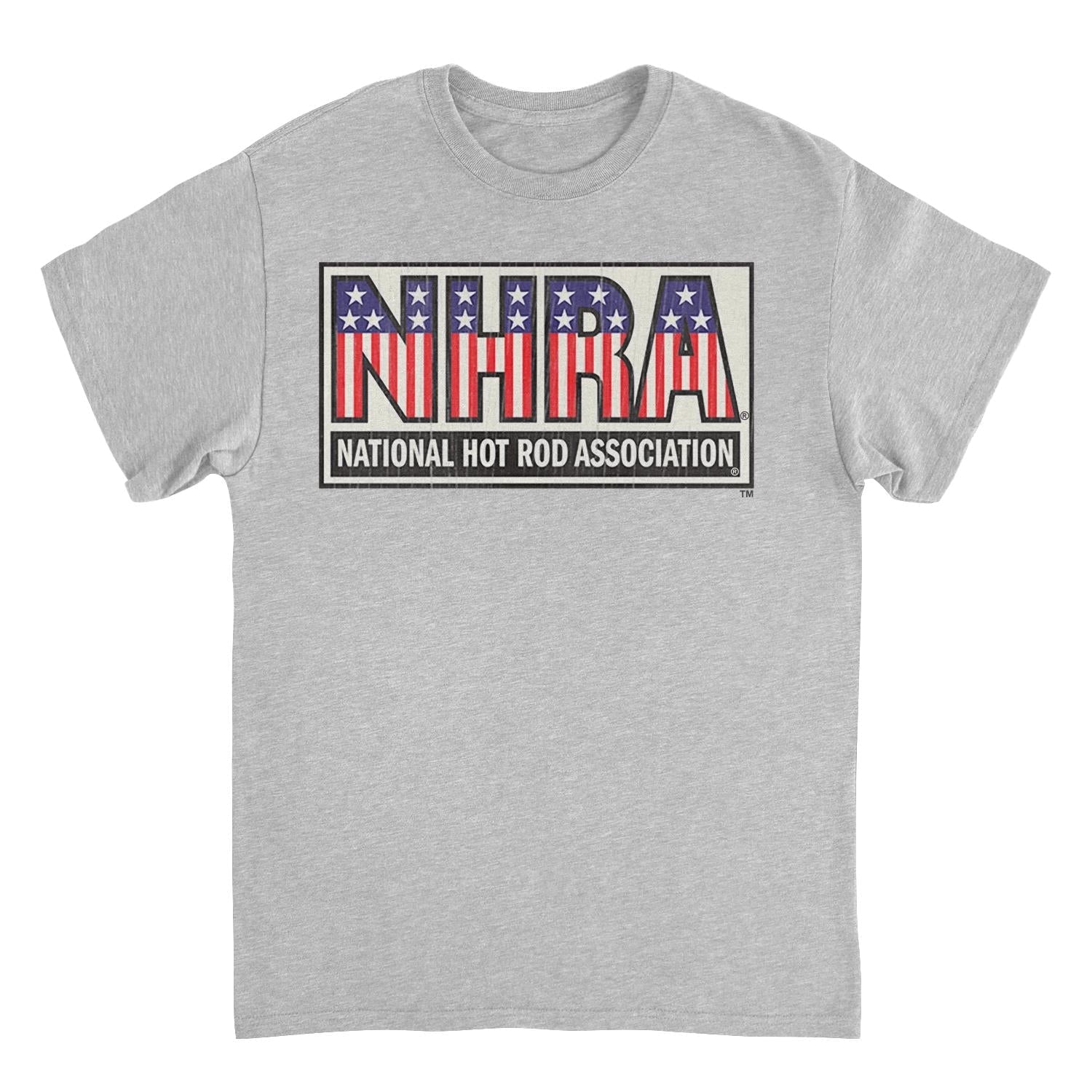 NHRA National Hot Rod Association Sport Grey T-Shirt