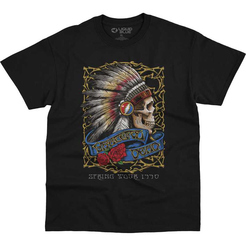 GRATEFUL DEAD Superb T-Shirt, Spring Tour 90