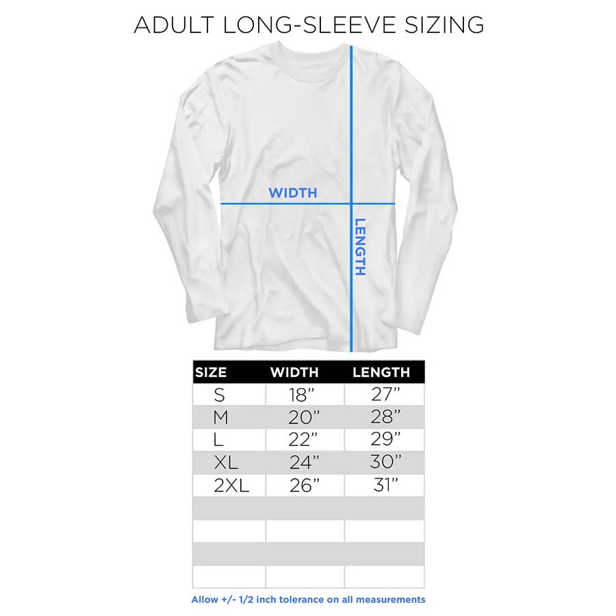AC/DC Eye-Catching Long Sleeve T-Shirt, Back in Black 2
