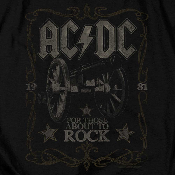 AC/DC Deluxe T-Shirt, For Those About To Rock