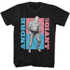 ANDRE THE GIANT Eye-Catching T-Shirt, Atg Color Blocks