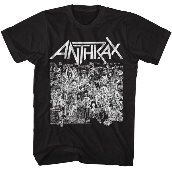 ANTHRAX Eye-Catching T-Shirt, No Frills