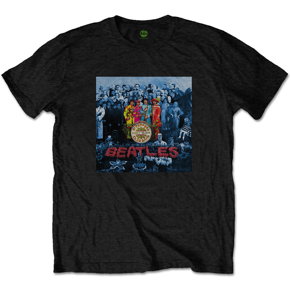 THE BEATLES Attractive T-Shirt, Sgt Pepper Blue