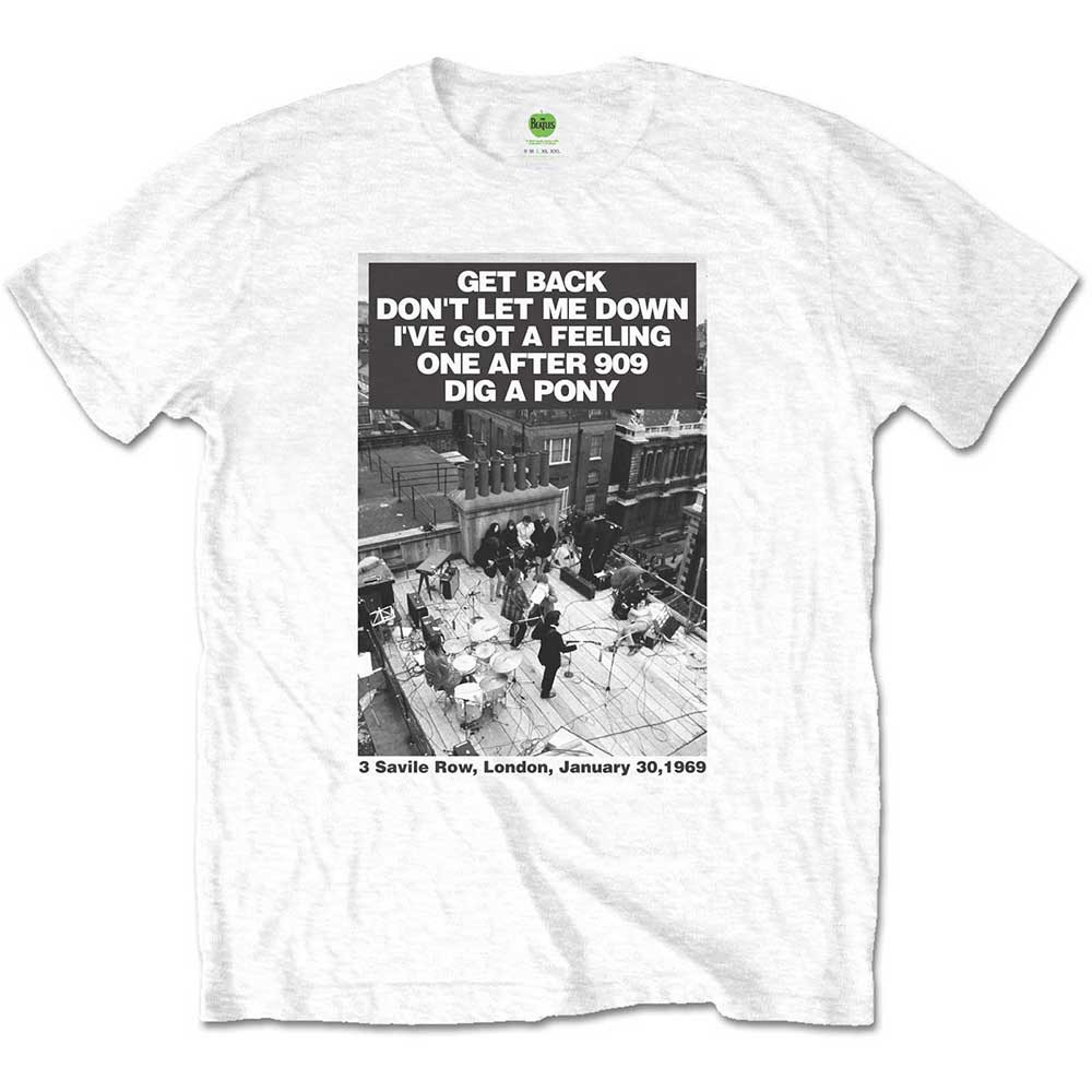 The Beatles Rooftop Songs T-Shirt