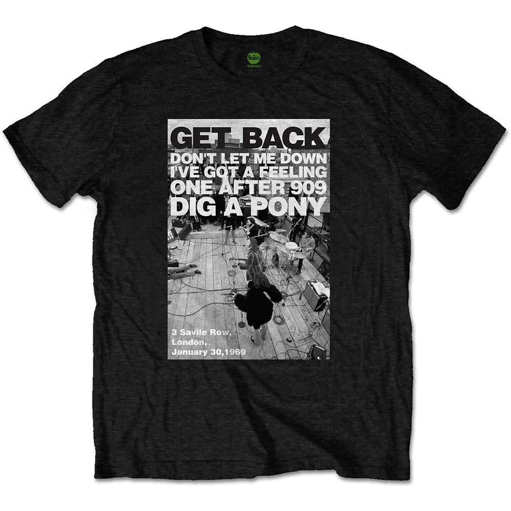 THE BEATLES Attractive T-Shirt, Rooftop Shot