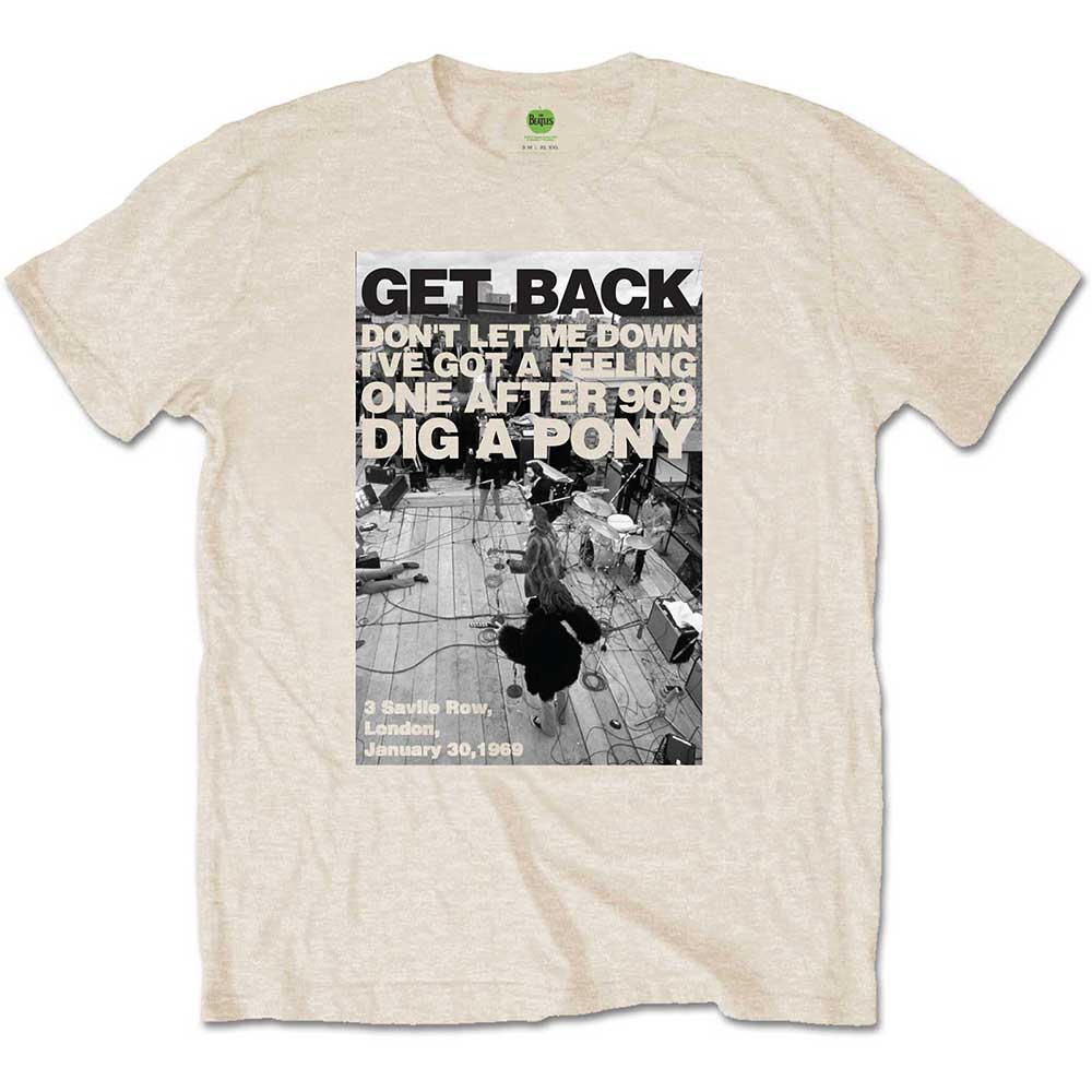 THE BEATLES Attractive T-Shirt, Rooftop Shot