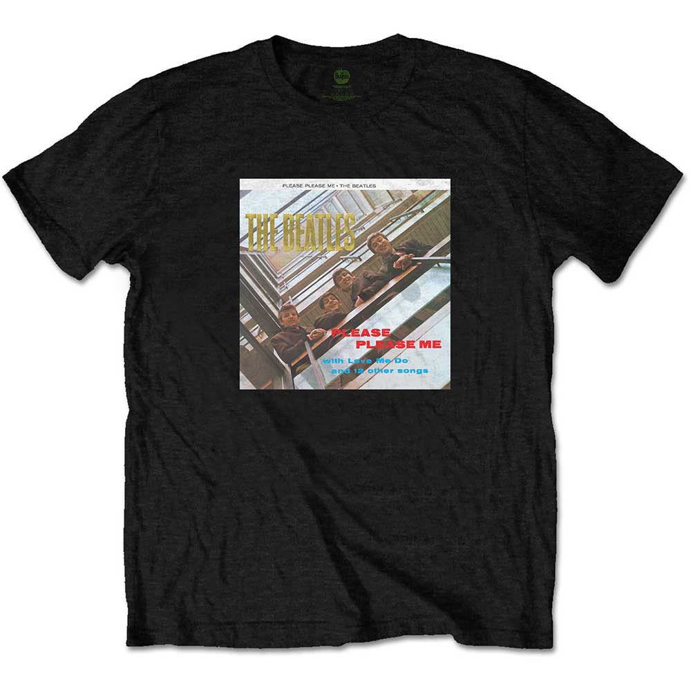 THE BEATLES Attractive T-Shirt, Please Please Me Gold
