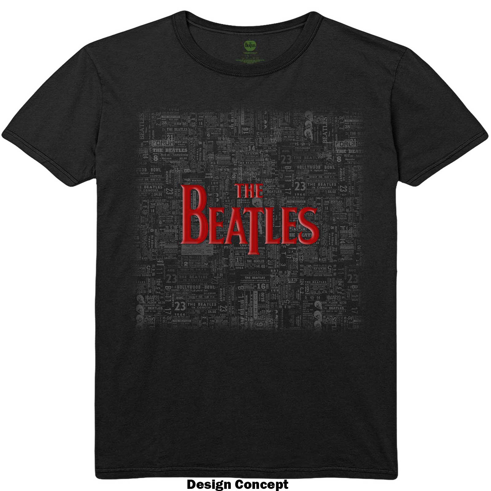THE BEATLES Attractive T-Shirt, Tickets & Logo