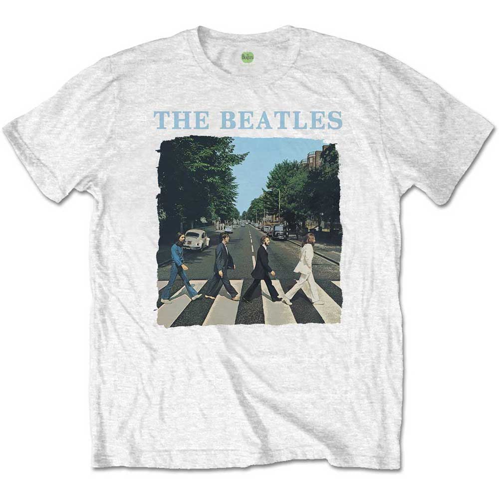 THE BEATLES Attractive T-Shirt, Abbey Road & Logo