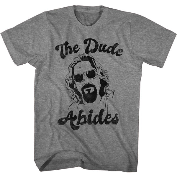 THE BIG LEBOWSKI Famous T-Shirt, The Dude Abides
