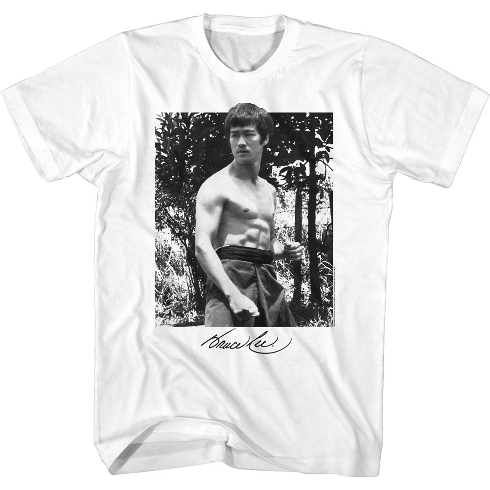 BRUCE LEE Glorious T-Shirt, B&W Bruce Photo