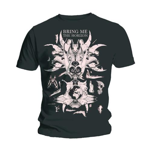 BRING ME THE HORIZON Attractive T-Shirt, Skull & Bones