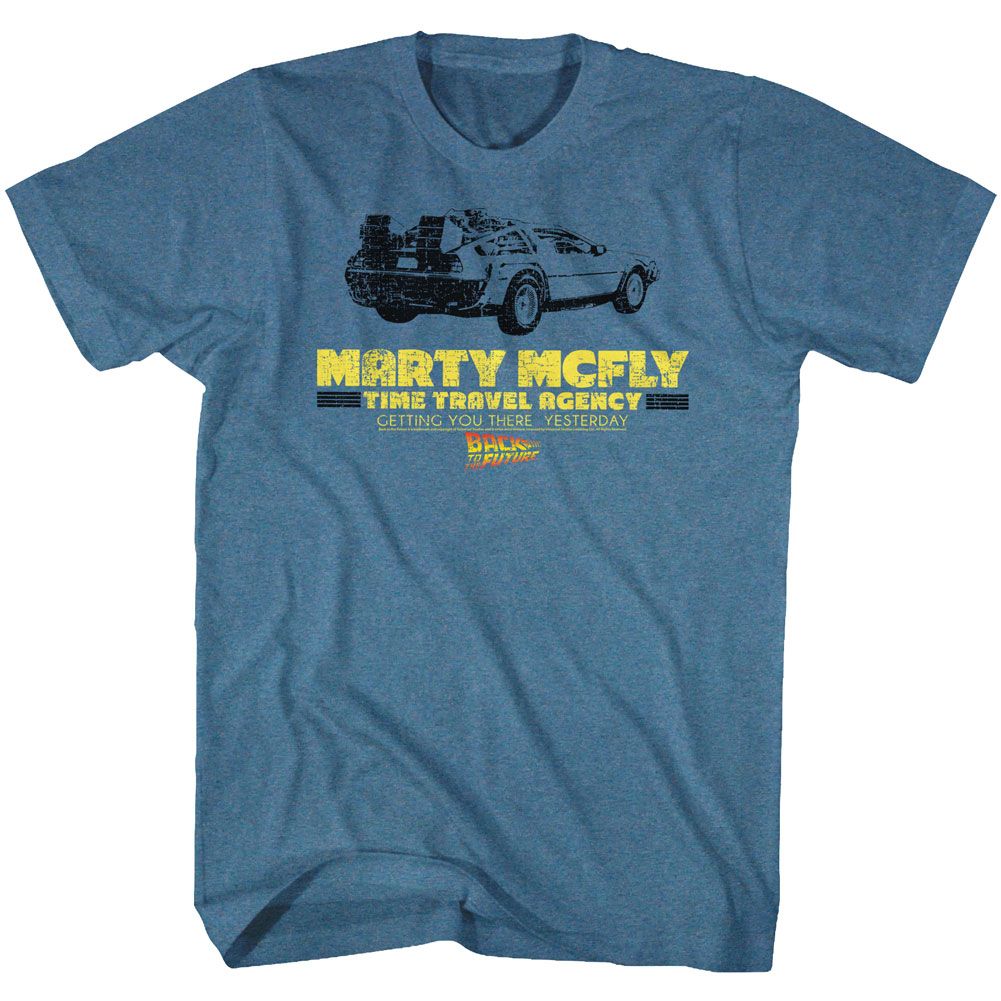 Back To The Future Time In A Car T-Shirt