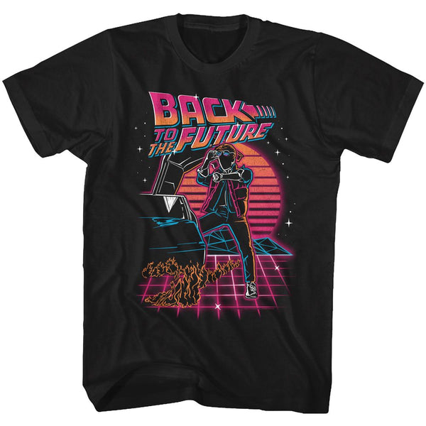 BACK TO THE FUTURE Famous T-Shirt, Synthwave Future