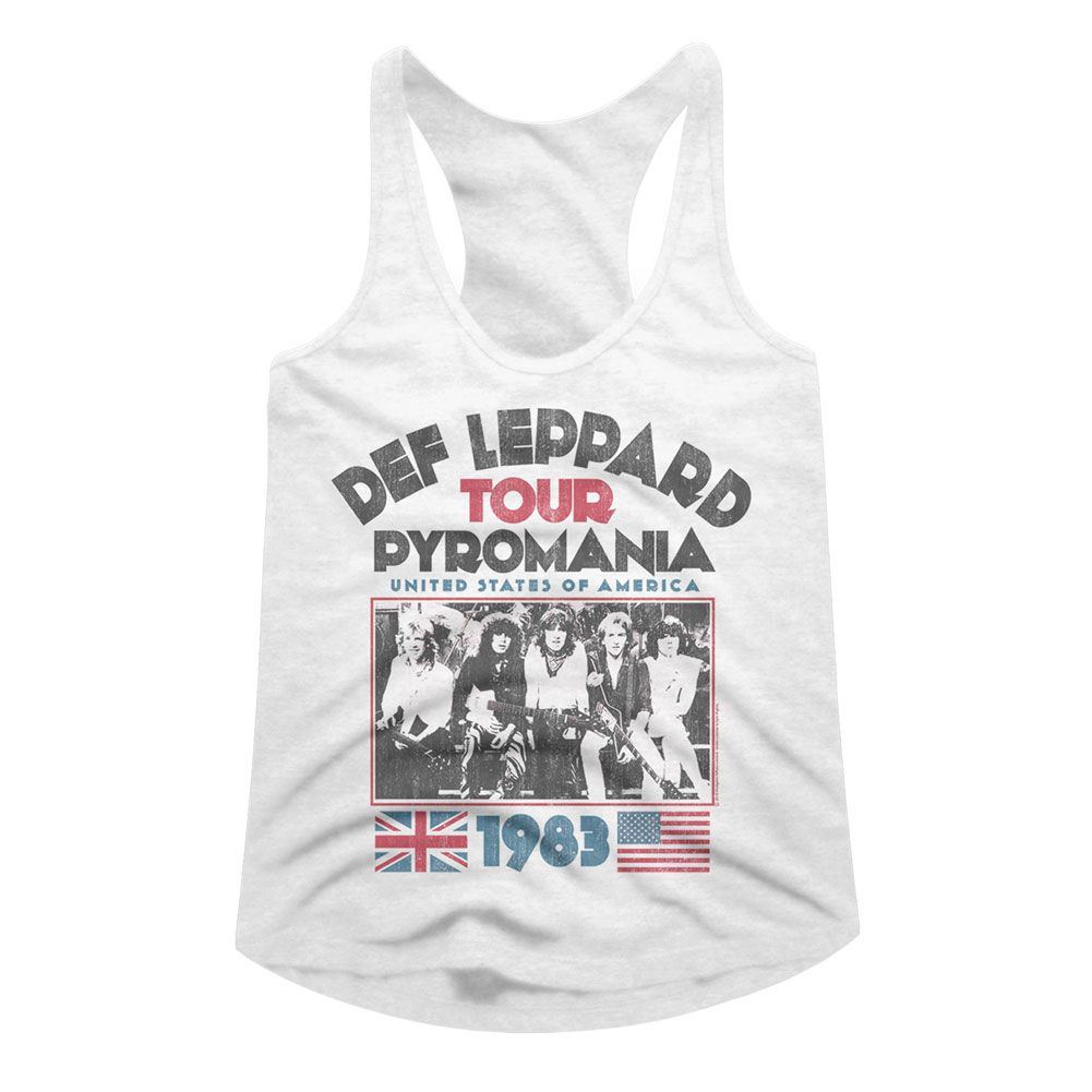 DEF LEPPARD Racerback, Pyro USA 1983