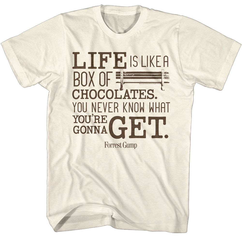 FORREST GUMP Famous T-Shirt, Like A Box Of Chocolates