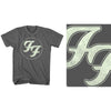 FOO FIGHTERS Attractive T-Shirt, Gold FF Logo