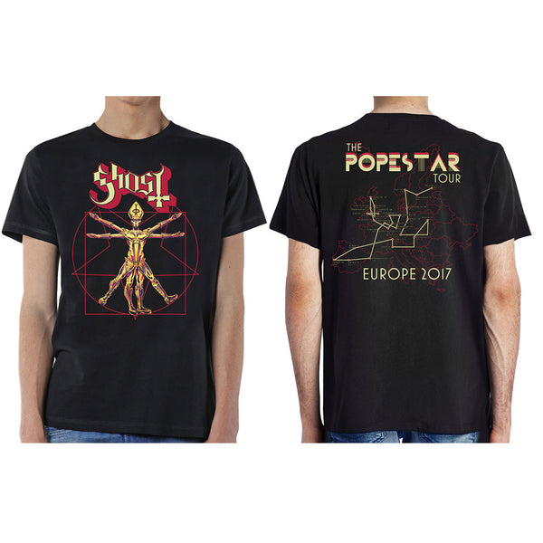 GHOST Attractive T-Shirt, Popestar Tour Europe 2017