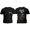 GHOST Attractive T-Shirt, Dance Macabre Cover & Logo