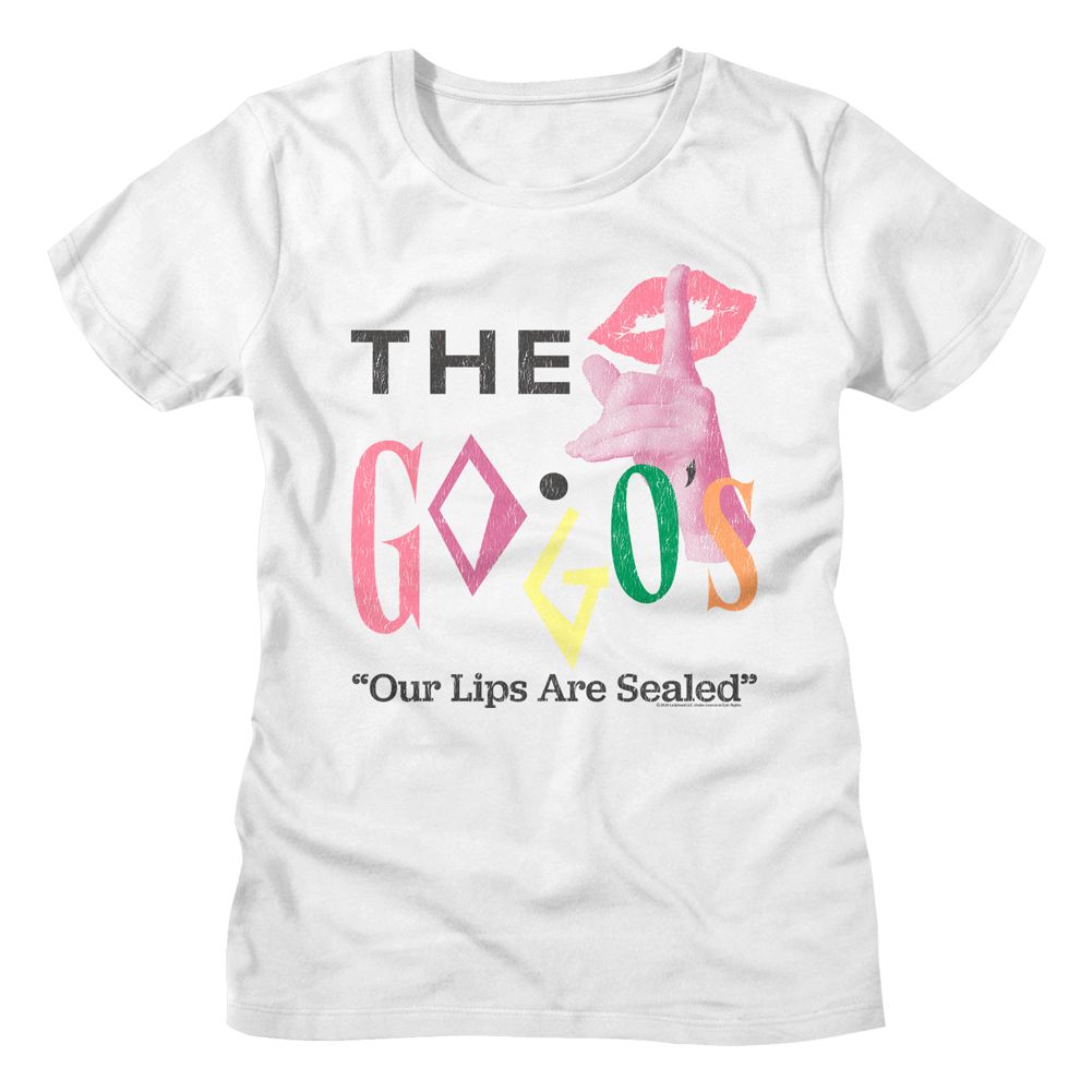 THE GO-GOs T-Shirt, Lips Are Sealed