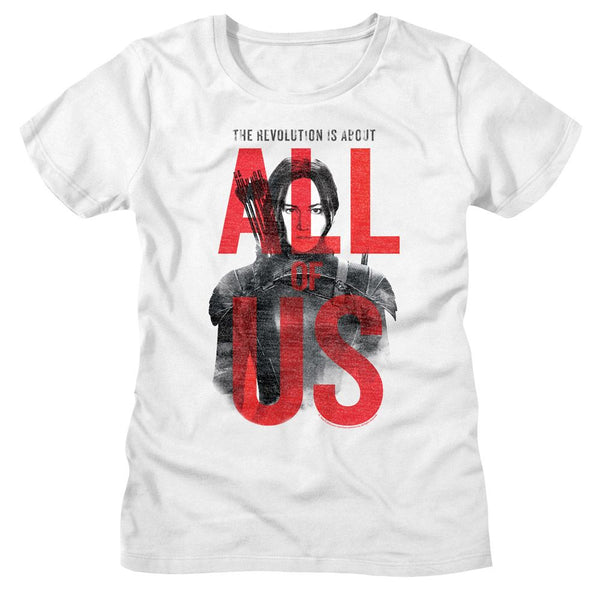 Women Exclusive HUNGER GAMES T-Shirt, All of Us