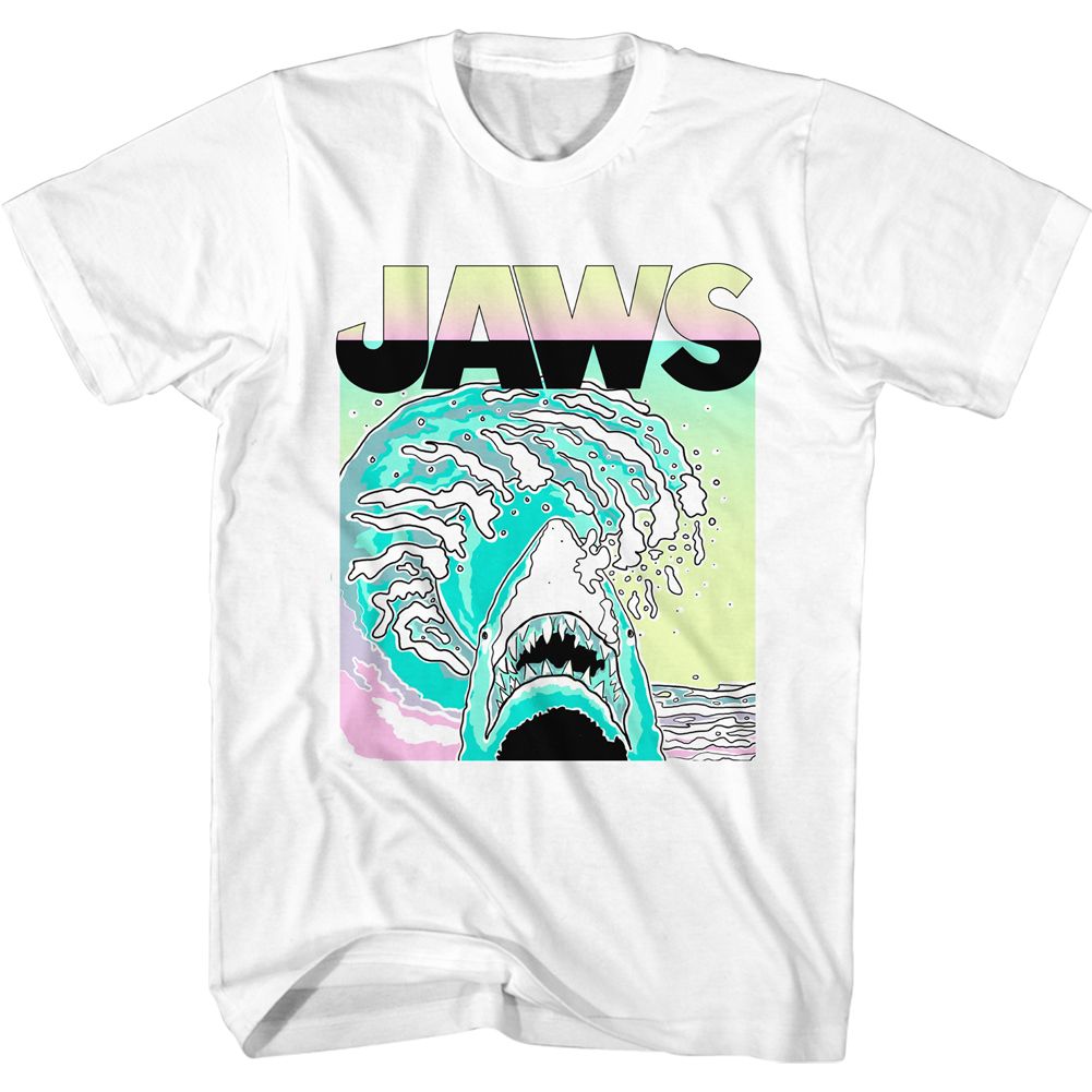 Jaws Neon Waves T-Shirt