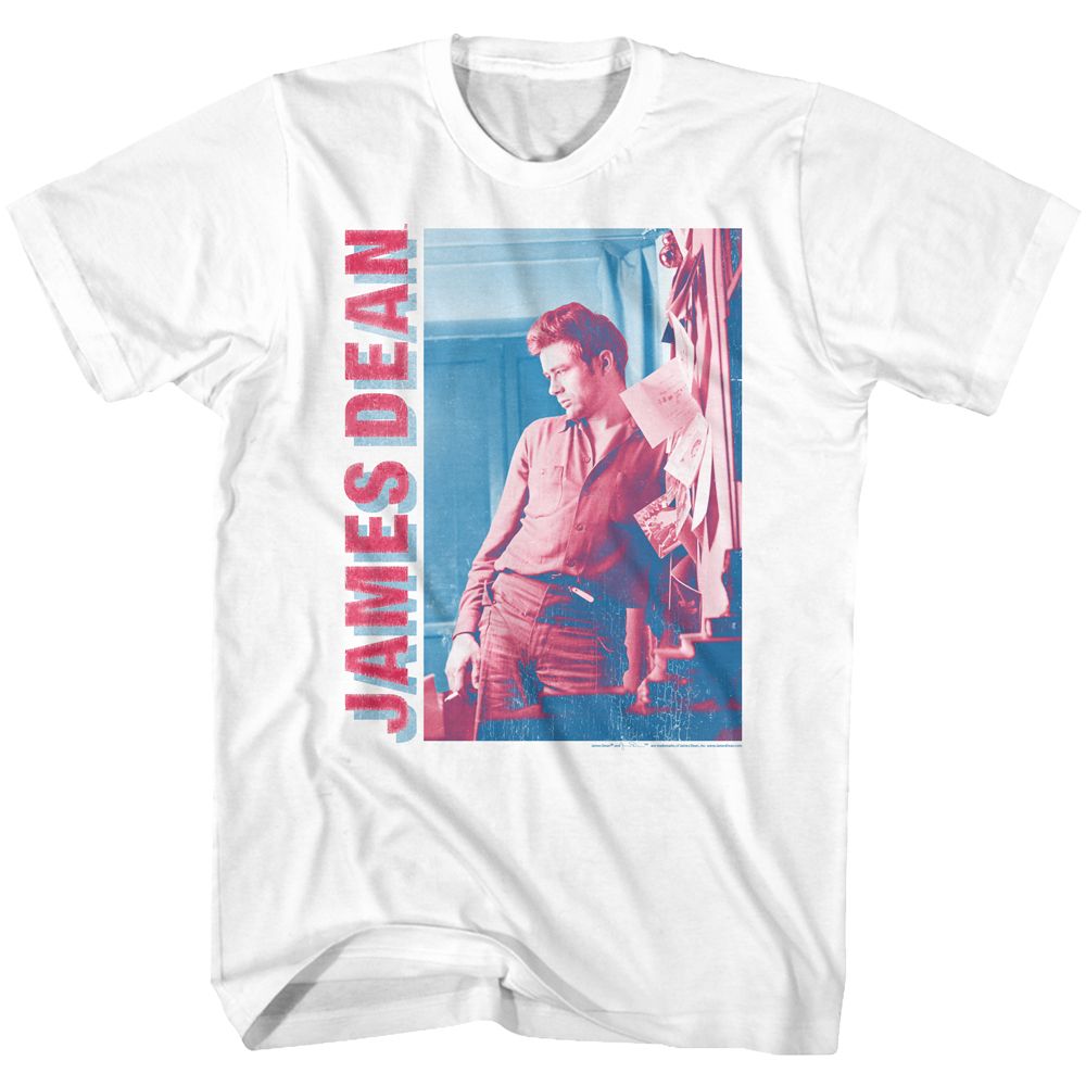 JAMES DEAN Glorious T-Shirt, Rd & Blu