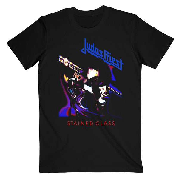 JUDAS PRIEST Attractive T-Shirt, Stained Class Purple