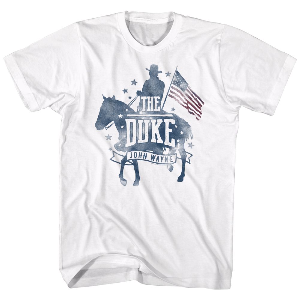 JOHN WAYNE Glorious T-Shirt, Patriotic Silhouette
