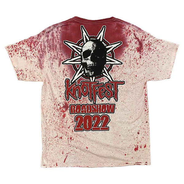 KNOTFEST Spectacular T-Shirt, Skull Blood Splatter