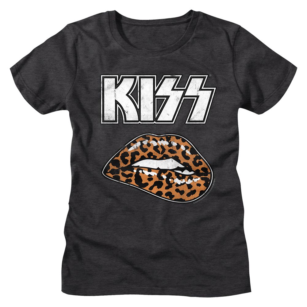 KISS T-Shirt, Leopard Lips