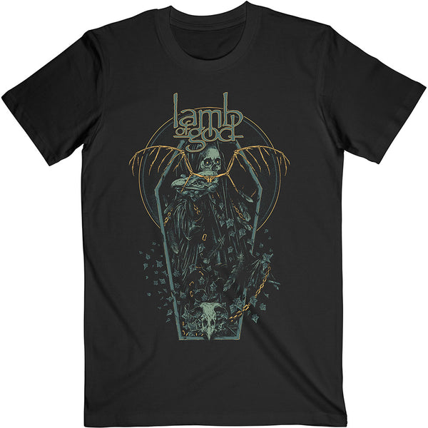 LAMB OF GOD Attractive T-Shirt, Coffin Kopia