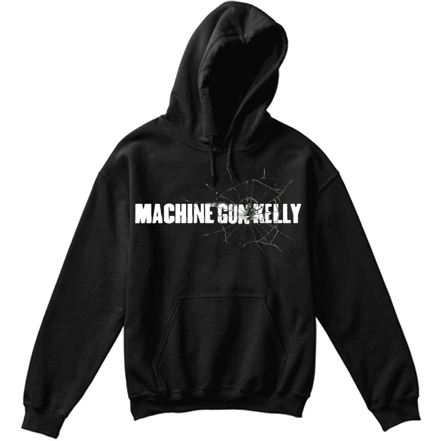 MACHINE GUN KELLY Attractive Hoodie, Cracked Glass