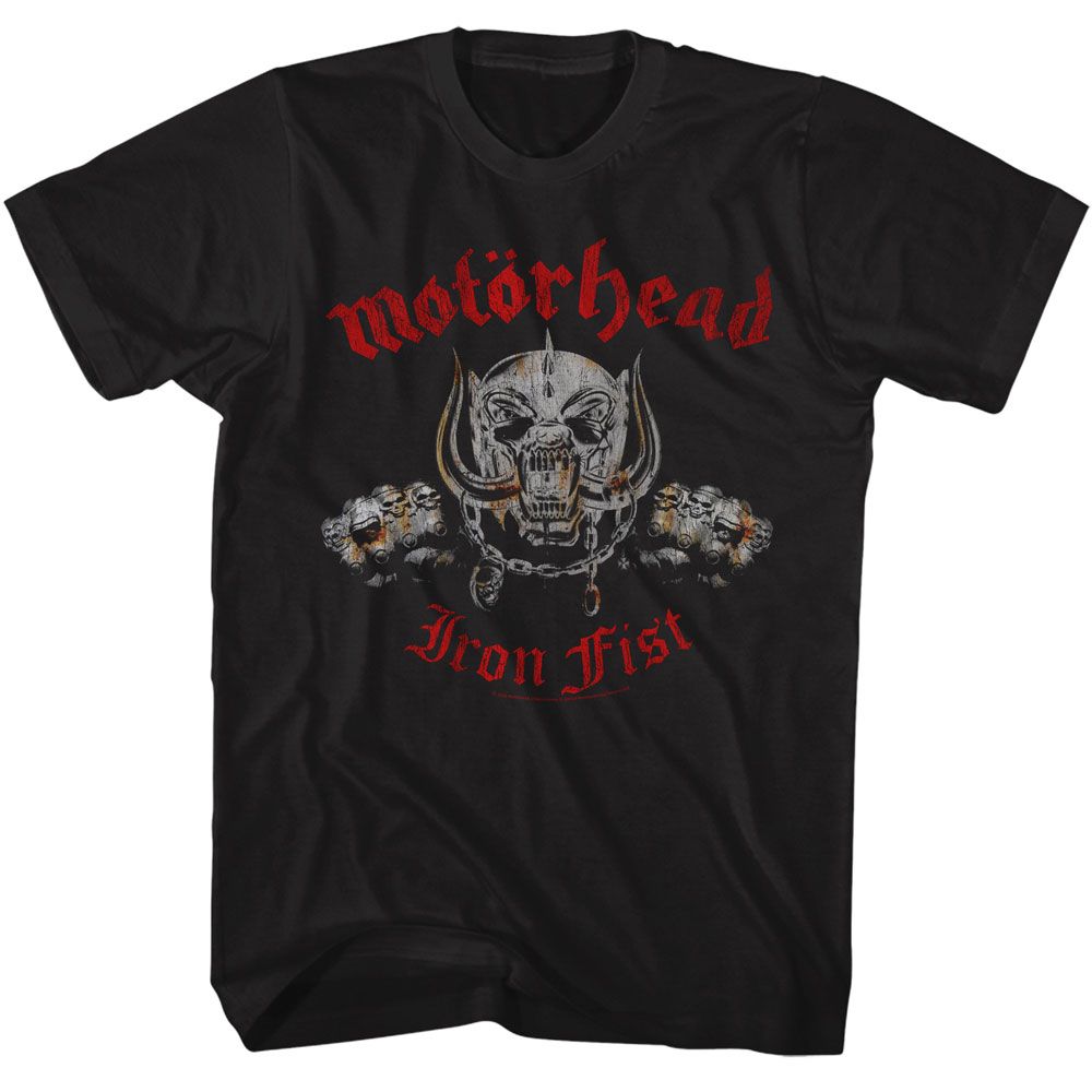 Black T-shirt featuring the iconic Motorhead logo and the text &