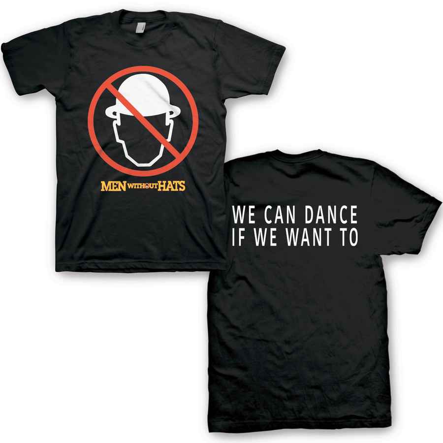 MEN WITHOUT HATS Powerful T-Shirt, We Can Dance Black