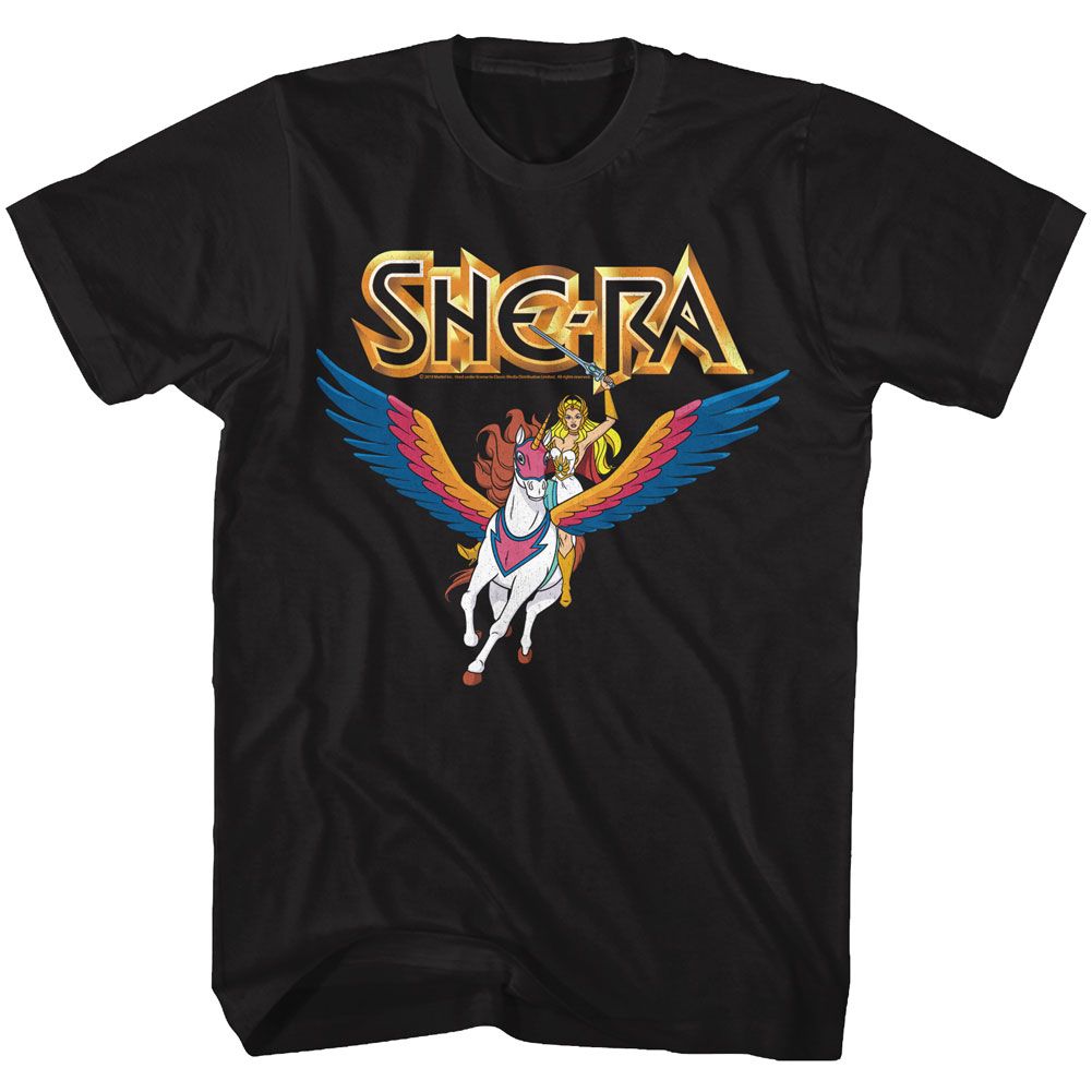 MASTERS OF THE UNIVERSE Famous T-Shirt, Shera & Swiftwind