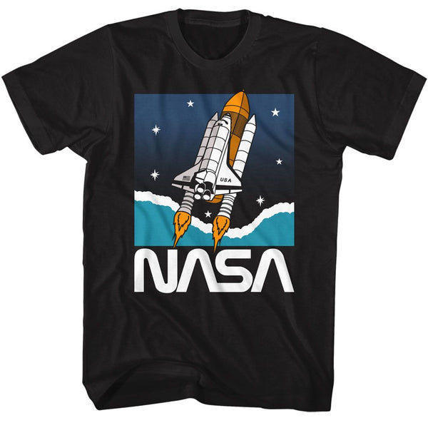 NASA Bold T-Shirt, Shuttle In Space
